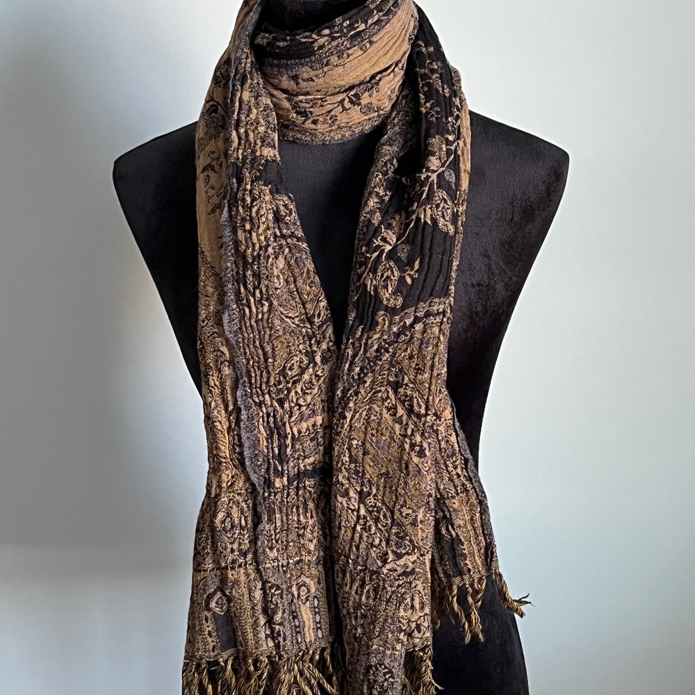 Saldarini Wool Reversible Scarf